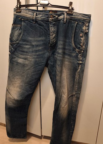 ZARA Mavi Denim Erkek Kot Pantolon - Görsel 2