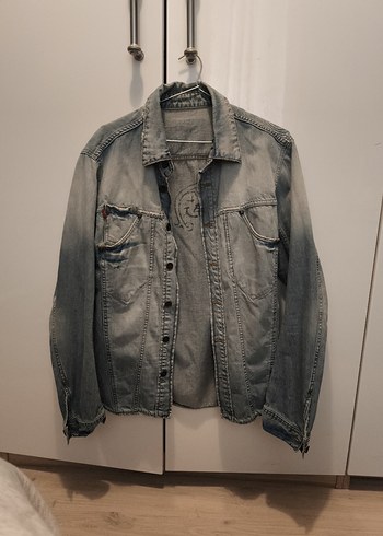 erkek kot gomlek ceket - Görsel 5