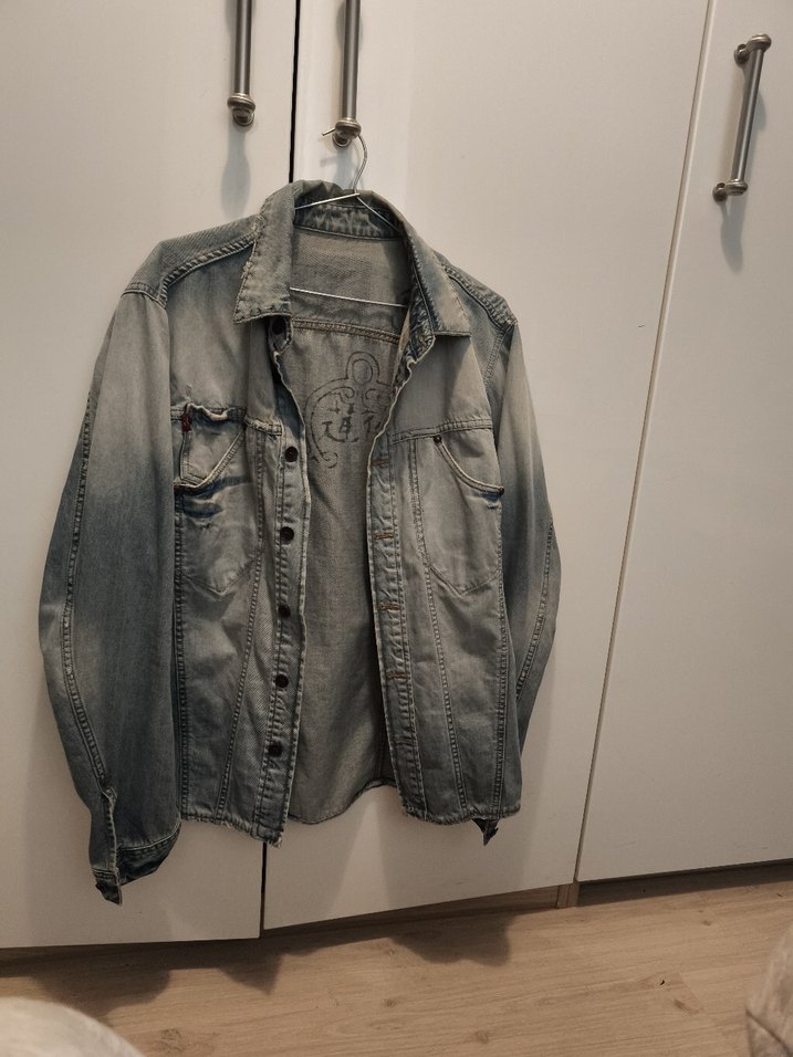 erkek kot gomlek ceket - Görsel 3