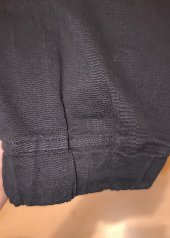 Siyah Loose Fit Denim Pantolon - Görsel 4