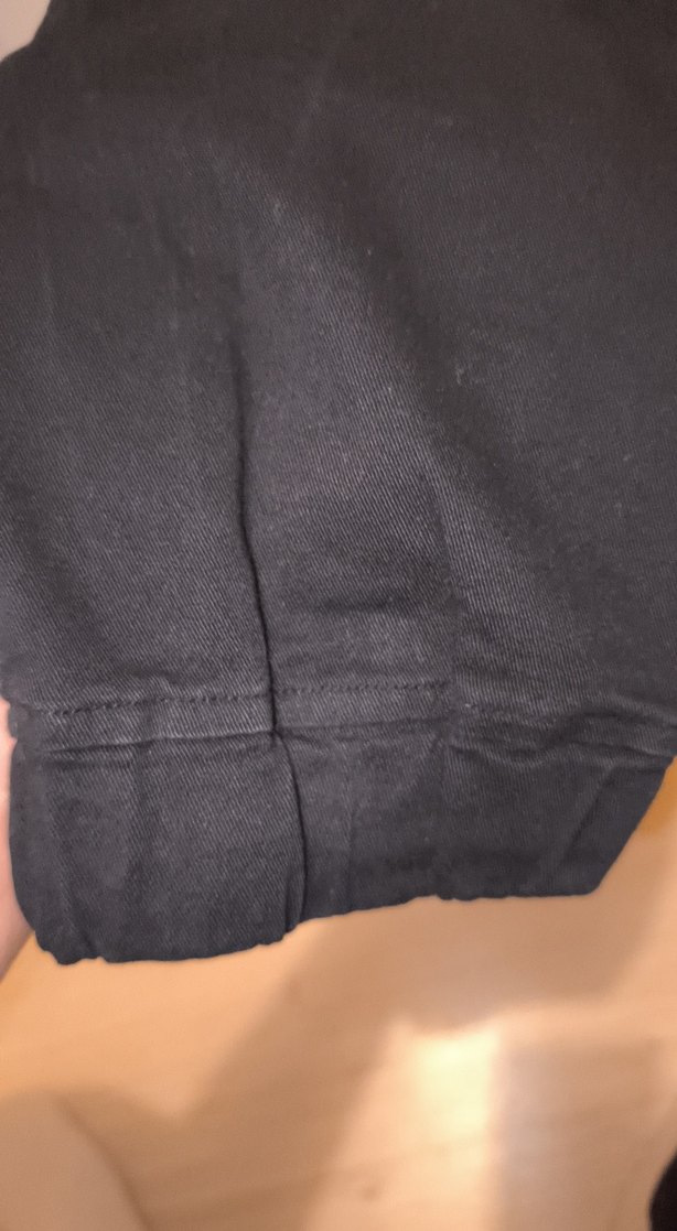 Siyah Loose Fit Denim Pantolon - Görsel 4