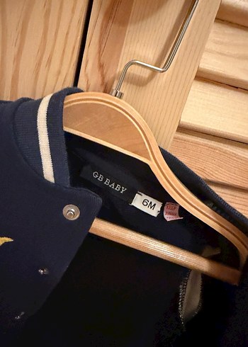 Lacivert Beyaz Erkek Çocuk Mont/6 ay - Görsel 3