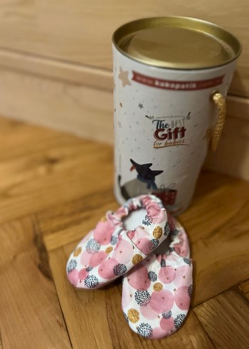 Koko Patik Kaydırmaz Taban Organik Pamuk Ev Patiği - Görsel 4