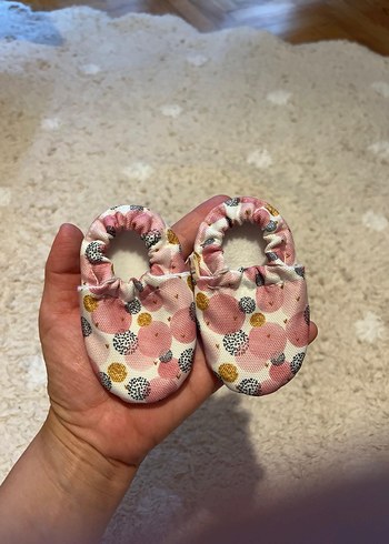 Koko Patik Kaydırmaz Taban Organik Pamuk Ev Patiği - Görsel 6