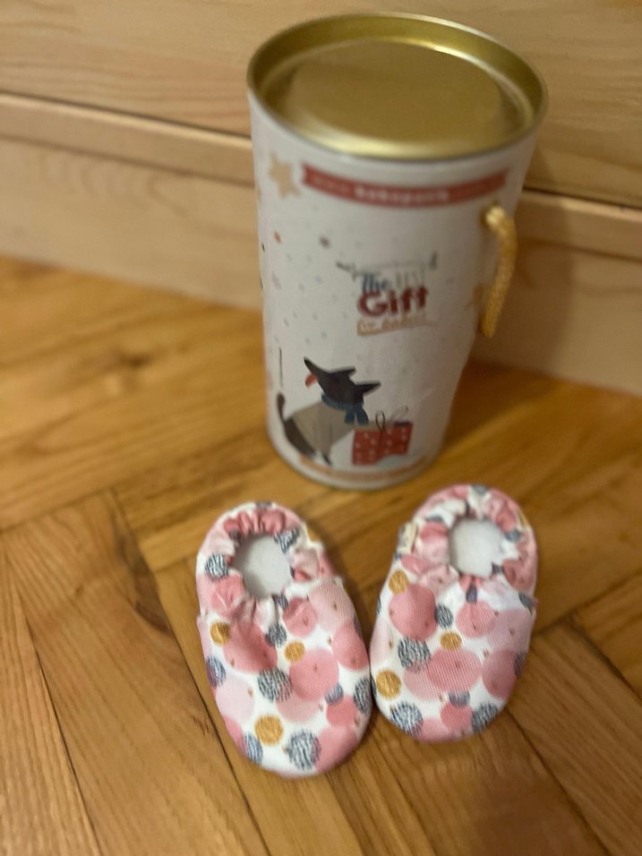 Koko Patik Kaydırmaz Taban Organik Pamuk Ev Patiği - Görsel 3