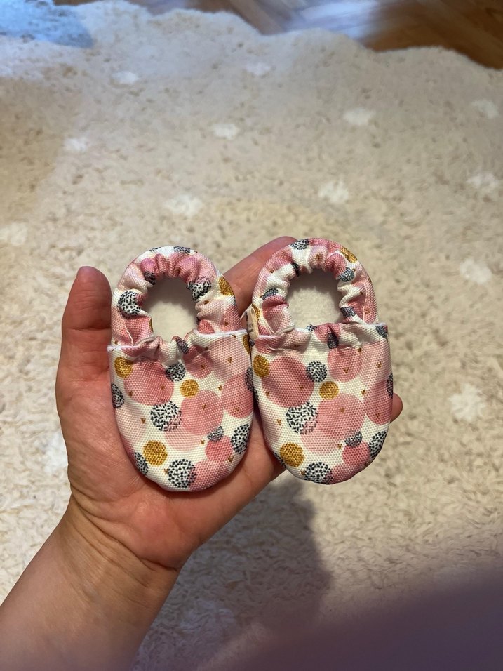 Koko Patik Kaydırmaz Taban Organik Pamuk Ev Patiği - Görsel 5