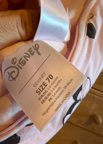 Orjinal Disney Marka Pembe Minnie Baskılı Fermuarlı Uyku Tulumu - Görsel 6