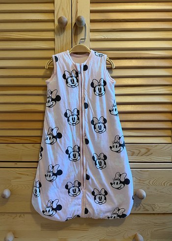 Orjinal Disney Marka Pembe Minnie Baskılı Fermuarlı Uyku Tulumu - Görsel 8