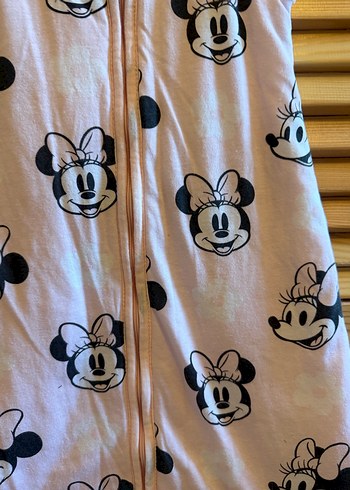 Orjinal Disney Marka Pembe Minnie Baskılı Fermuarlı Uyku Tulumu - Görsel 7