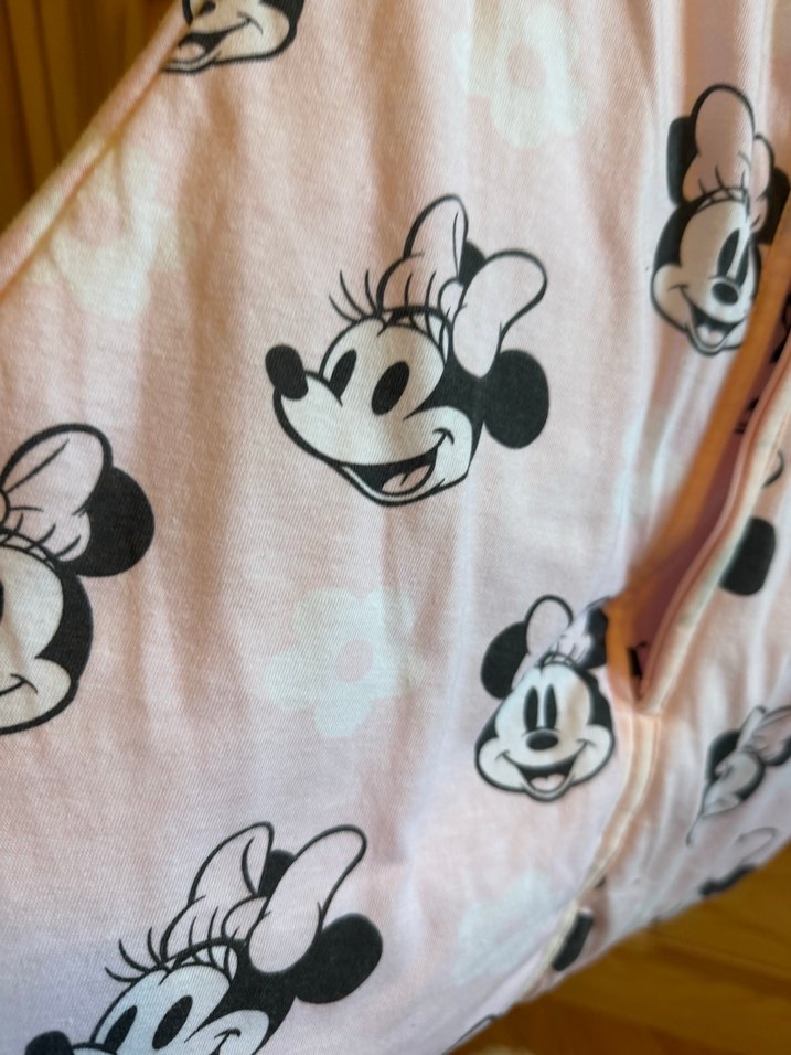 Orjinal Disney Marka Pembe Minnie Baskılı Fermuarlı Uyku Tulumu - Görsel 3