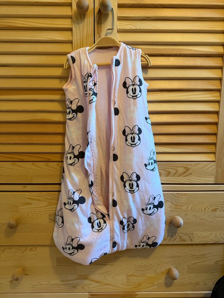 Orjinal Disney Marka Pembe Minnie Baskılı Fermuarlı Uyku Tulumu - Görsel 2