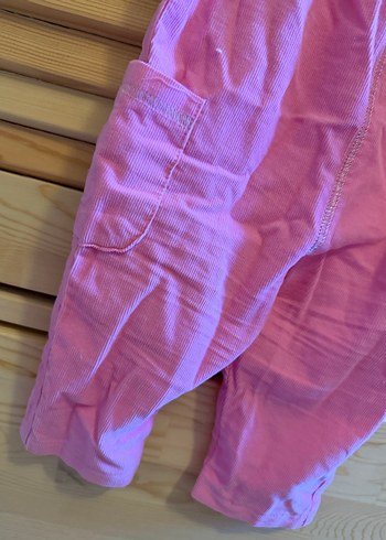Kız Çocuk Pembe Düğmeli Tulum B&G Store 6/9 Ay - Görsel 6