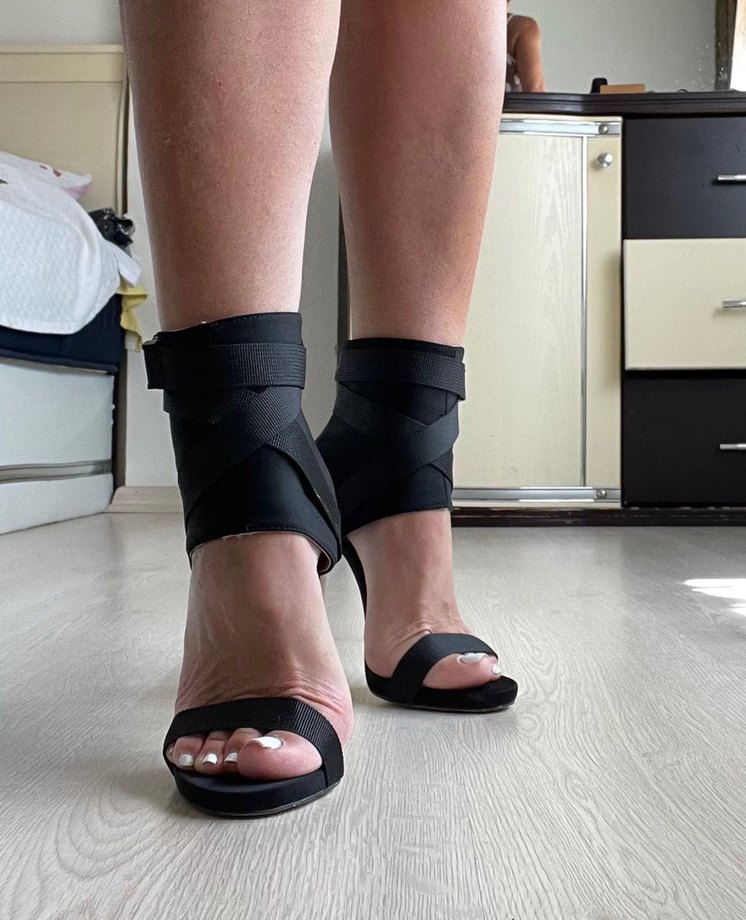 Tokalı Siyah İnce Topuklu Kadın Ayakkabı - Görsel 5