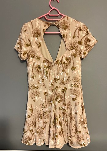 Payetli tulum elbise - Görsel 6