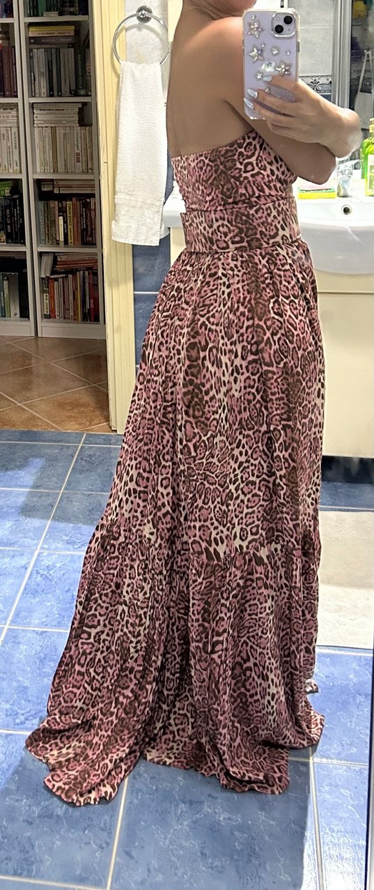 Leopar elbise - Görsel 2