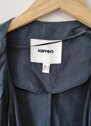 34 Beden gri Renk Koton ceket