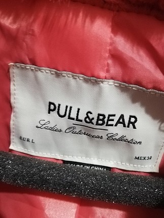 l Beden pembe Renk pull&bear; kürk 