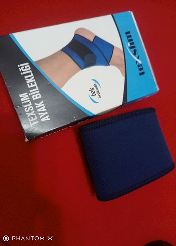 Mavi Baskılı ayak bilekliği - Görsel 3