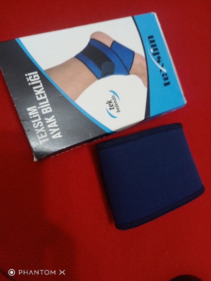 Mavi Baskılı ayak bilekliği - Görsel 3