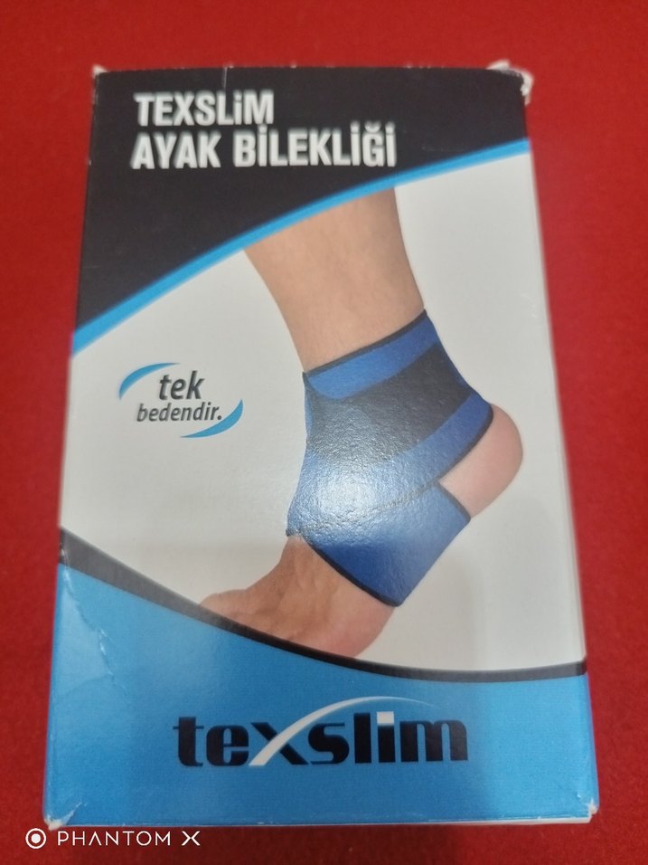 Mavi Baskılı ayak bilekliği - Görsel 5