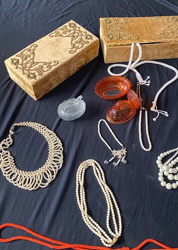 Bohem Tarzı Vintage Boncuklu Takı Seti
