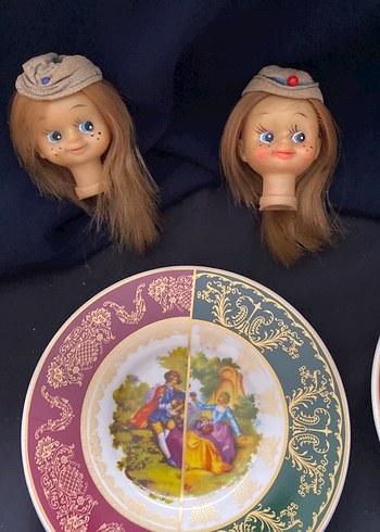 Klasik Desenli Çok Renkli Tabak Seti - Görsel 7