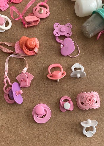 Pastel Pembe Bebek Biberon Seti - Görsel 16