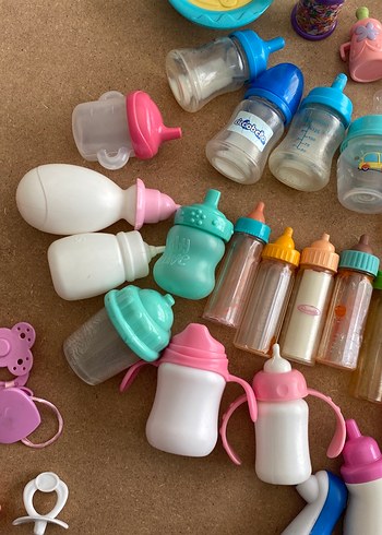 Pastel Pembe Bebek Biberon Seti - Görsel 12