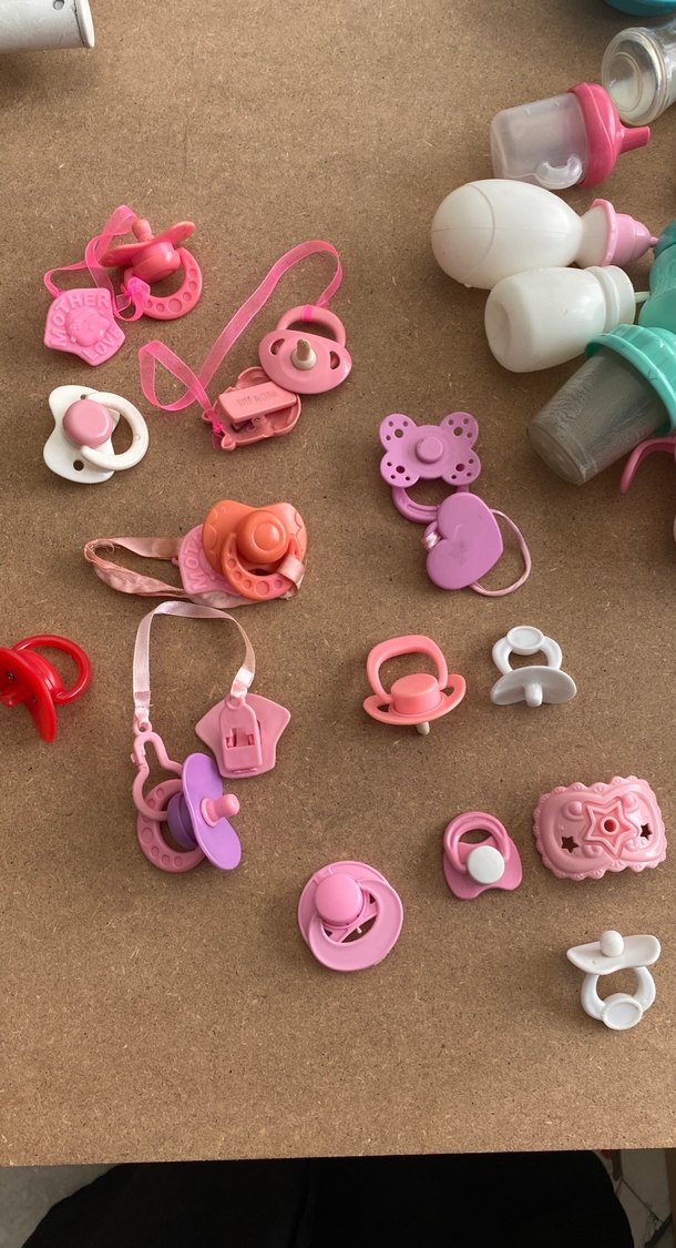 Pastel Pembe Bebek Biberon Seti - Görsel 4