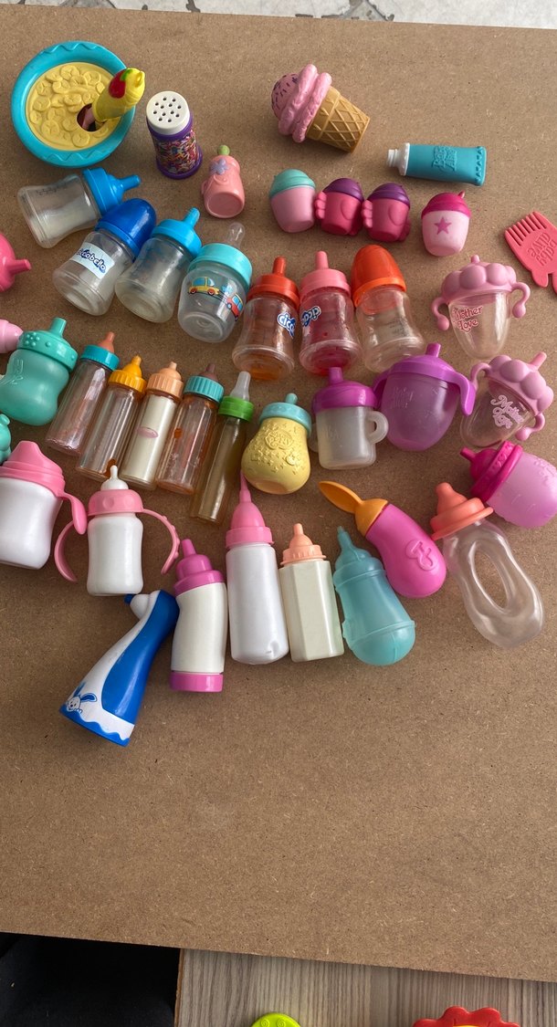 Pastel Pembe Bebek Biberon Seti - Görsel 3