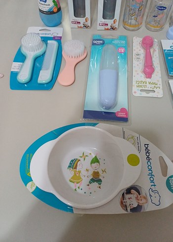 Bebek Beslenme Seti Mavi Pastel Renk - Görsel 3