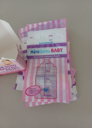 Miraderm Baby Anne Sütü Saklama Poşeti 20'li - Görsel 2