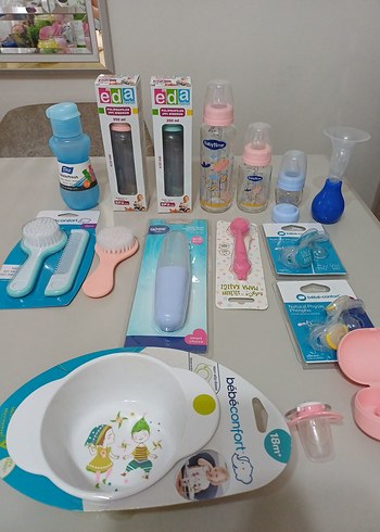 ALMAYIN SORUN Bebek Beslenme ve Bakım Seti, Pastel Mavi - Görsel 2