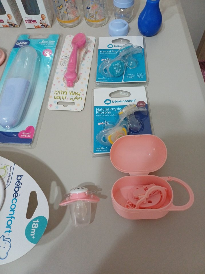 ALMAYIN SORUN Bebek Beslenme ve Bakım Seti, Pastel Mavi - Görsel 3