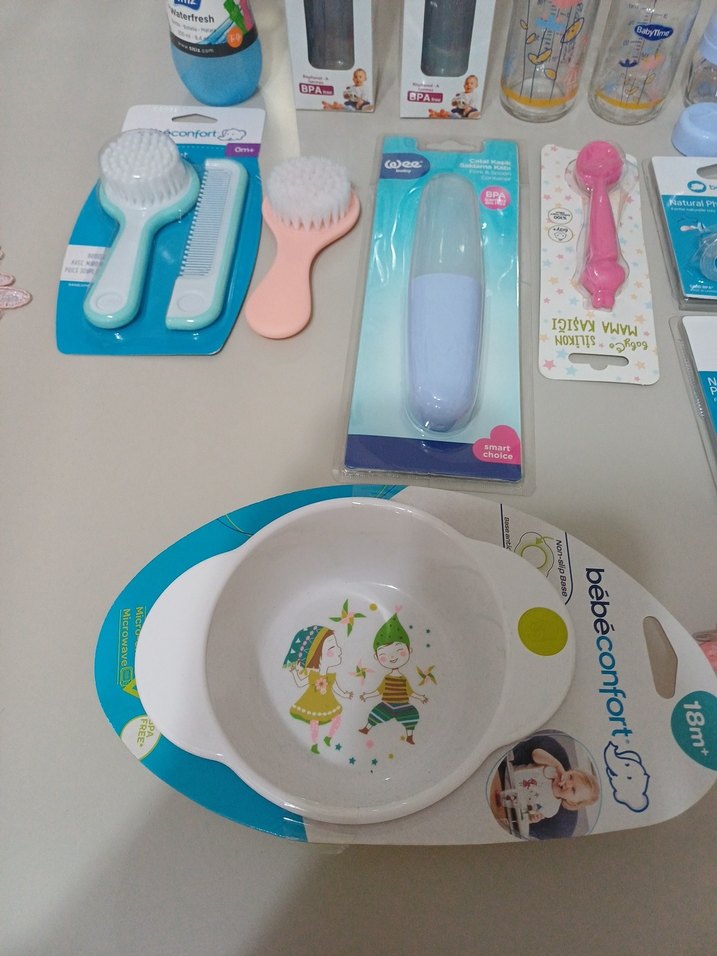 ALMAYIN SORUN Bebek Beslenme ve Bakım Seti, Pastel Mavi - Görsel 4