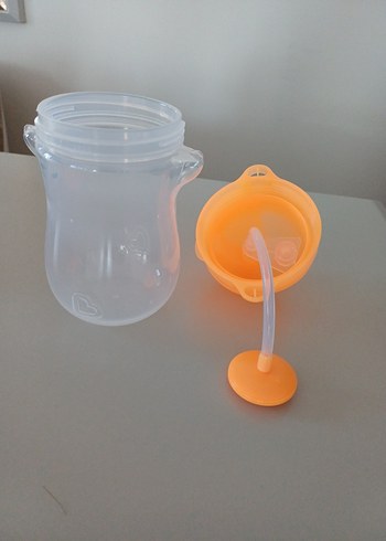 12+ Ay Turuncu BPA İçermeyen Bebek Biberonu - Görsel 8