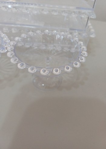 boncuklu tepsi ve lokumluk - Görsel 3