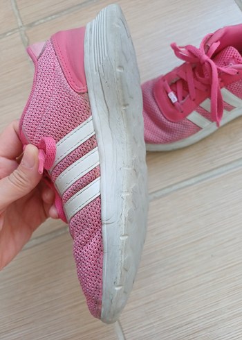 36,5 Beden adidas Pembe Kadın Spor Sneaker, Düz Tabanlı