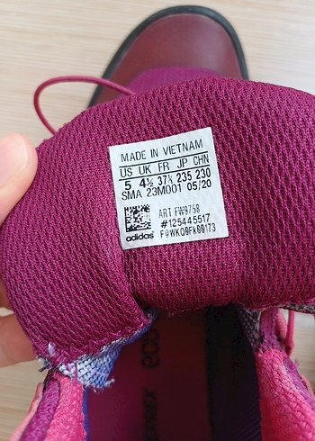 37,5 Beden pembe Renk adidas terrex Pembe Velcro Bağcıklı