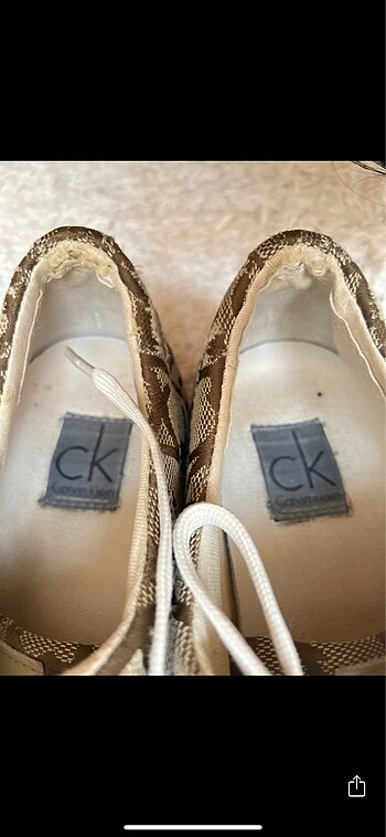 37 Beden camel Renk Calvin Klein 37 numara