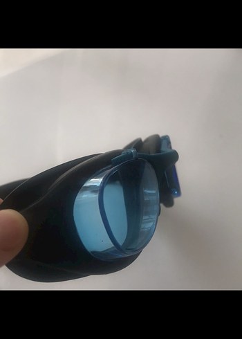 Mavi Minimalist Yüzme Gözlüğü Tokalı - Görsel 2