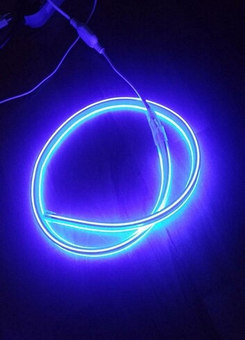 Tak Çalıştır Mavi Neon Şerit Led