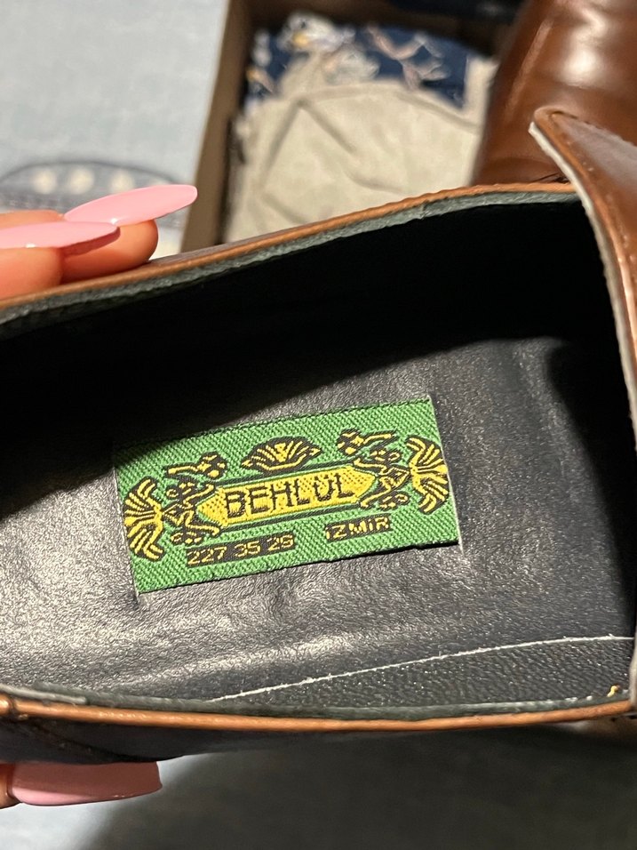 Kahverengi Deri Erkek Klasik Ayakkabı - Görsel 4