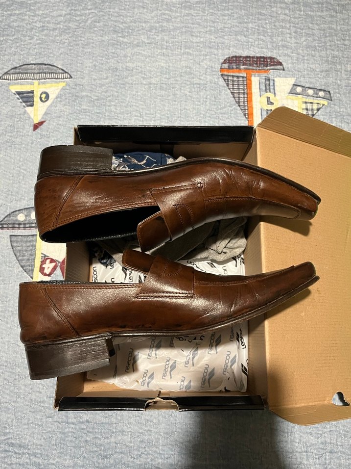 Kahverengi Deri Erkek Klasik Ayakkabı - Görsel 2