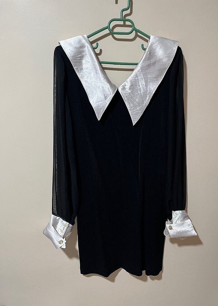 vintage mezuniyet elbisesi - Görsel 3