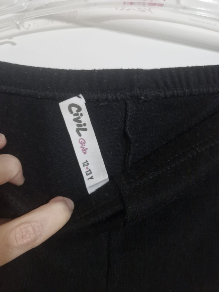 Civil Siyah Kız Çocuk Tayt 12-13 yaş - Görsel 2