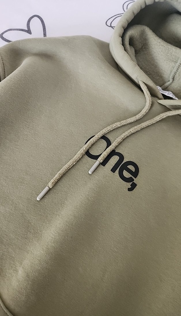 Kapüşonlu Yeşil Basic Sweatshirt - Görsel 3