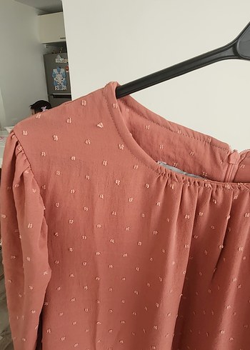 Drapeli pembe pıtpıtlı uzun Elbise - Görsel 2