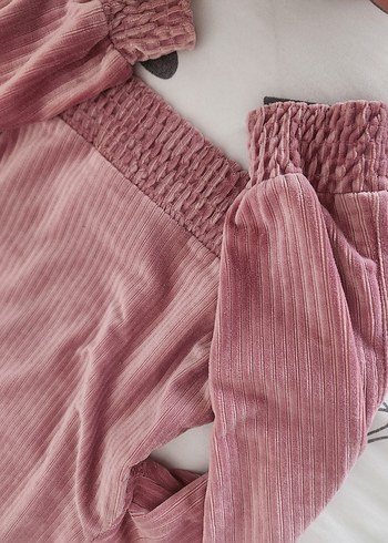 Kadın Kadife Bluz - Görsel 3