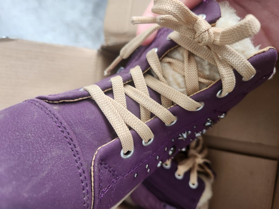 Kız Çocuk Mor Süet Botlar - Görsel 4